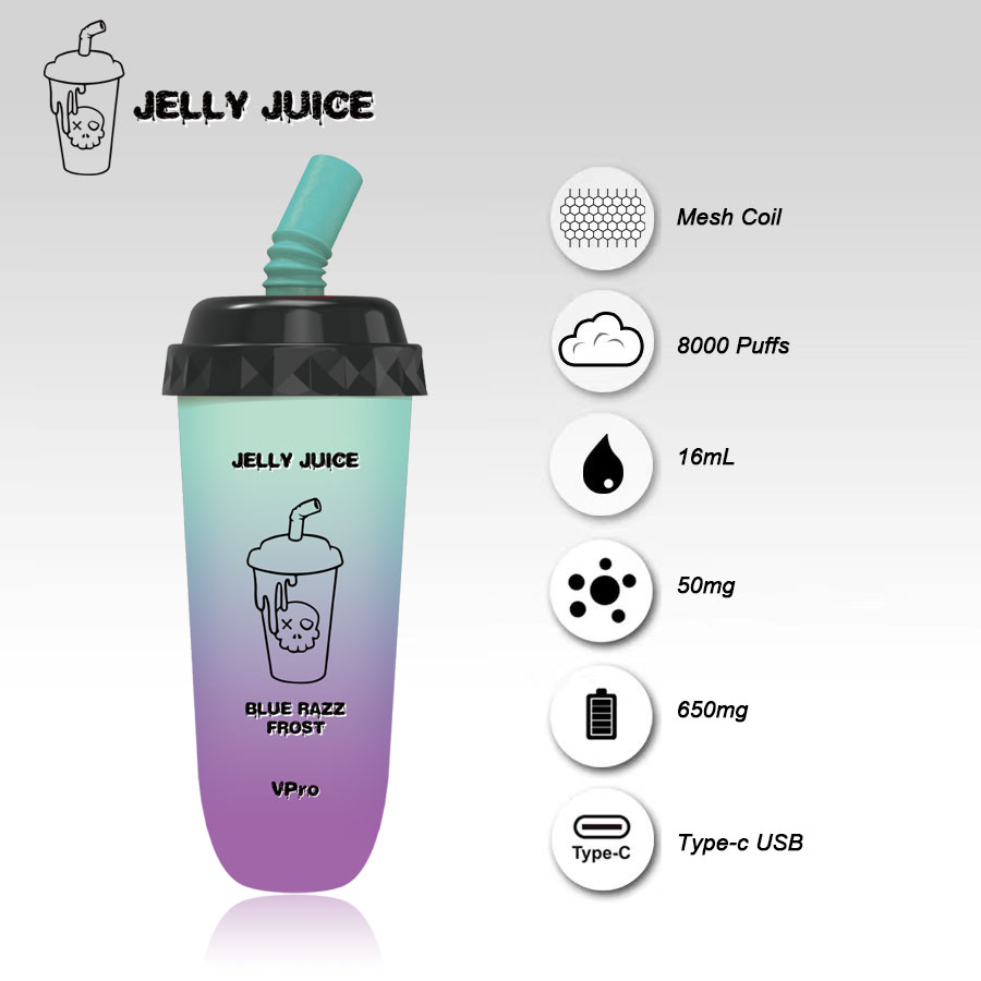 JELLY JUICE Disposable Vape Pod Device (8000 Puffs) Wholesale Inquiry